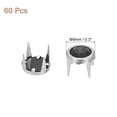 thumbnail image 2 of Uxcell 60Pcs Rhinestone Studs, 8mm Round Rivets Claw Beads Nailhead, Grey, 2 of 6
