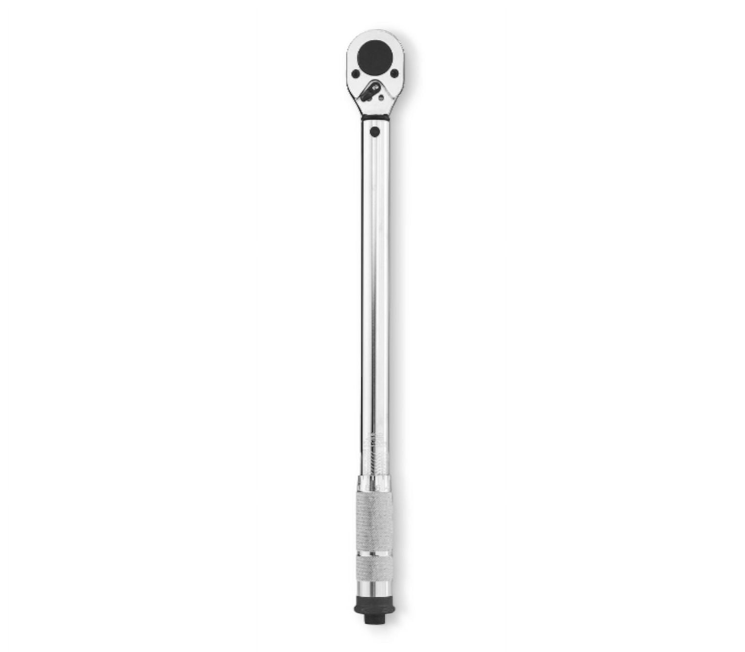Torque Wrench, 1/2 inch 10-150 feet.lb Range Drive Click Type Torque Wrench with Hard Case