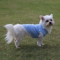 thumbnail image 5 of Frogued Pet Clothes Plaid Pattern Sweat Absorption Skin-friendly Dog Vest Outfit for Pet Supplies (Yellow,S), 5 of 13
