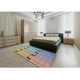 thumbnail image 4 of Ahgly Company Indoor Rectangle Patterned Carbon Gray Novelty Area Rugs, 2' x 5', 4 of 6