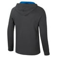 thumbnail image 3 of Men's Colosseum  Charcoal UCLA Bruins Dujour Ralgan Long Sleeve Henley Hoodie T-Shirt, 3 of 3