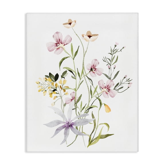 Floral Foliage Bundle Canvas Wall Art, design by Lettered and Lined