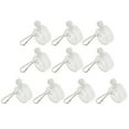 thumbnail image 2 of 10 Pcs 1 Inch Flagpole Fixed Ring Banner Mounting Ring Flag Rings Fasteners for Outdoor Supplies (White, Hook Style), 2 of 8