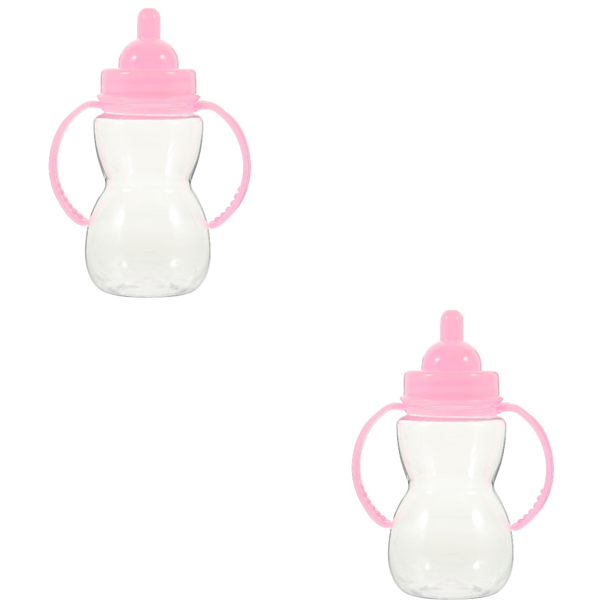 HOMEMAXS 20 pcs Simulation Milk Bottle Toy Miniature Baby Bottle Model Miniature Plastic Baby Bottle