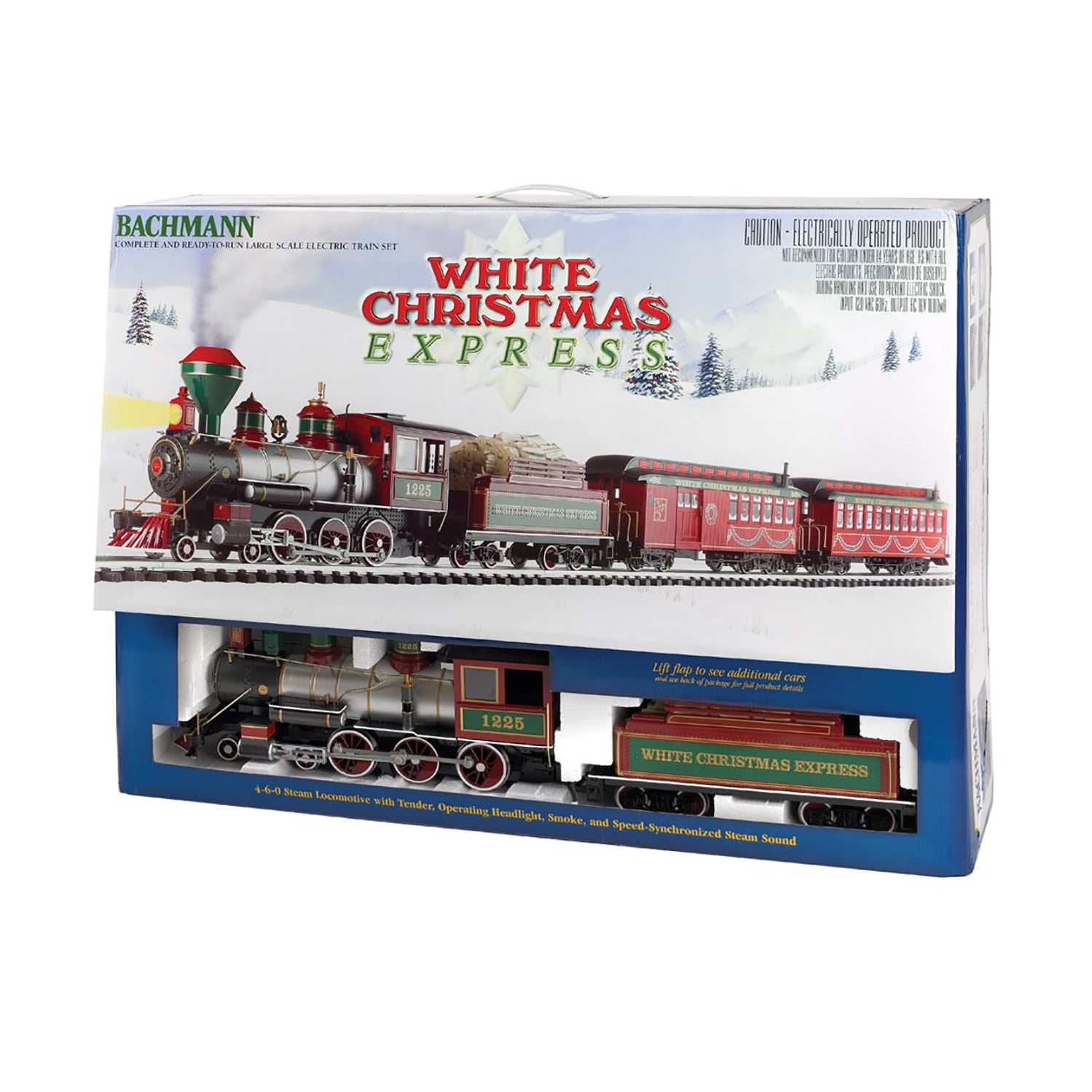 large scale christmas train set