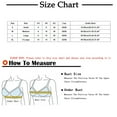 thumbnail image 2 of Summer Savings Clearance 2025! TAGOLD Womens Plus Size Bra Clearance,Summer Casual Bras for Womens,Women's Thin Large Size Breathable Gathered Underwear Women's Non-steel Bra Daily Bra, 2 of 2