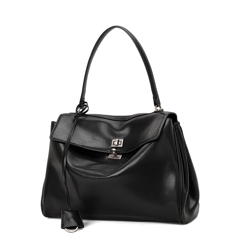 Soft Genuine Leather Rodeo Women's Bag Large Capacity Handbag Underarm Bag Casual Lazy Bag Niche Commuting Cowhide Shouder