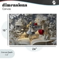 thumbnail image 4 of Stupell Industries Glam Fairytale Scene Papercraft Canvas Art, 24 x 16, by The Wands Want, 4 of 8