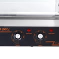 thumbnail image 2 of 5 Roller Hot Dog Maker 750W Stainless Steel Sausage Oven Bakes 12 Hot Dogs Dual Temperature Control Glass Acrylic Lid Warming Rack Removable Drip Tray ETL Certified, 2 of 7