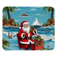 thumbnail image 1 of Alfombrilla de ratón con diseño de Papá Noel en la playa, antideslizante, para escritorio de oficina, papel secante de tela Jiaji, para portátil y escritorio impermeable para oficina y, 1 of 7