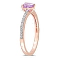 thumbnail image 3 of Everly Women's Amethyst 10k Rose Gold Ring, 3 of 7