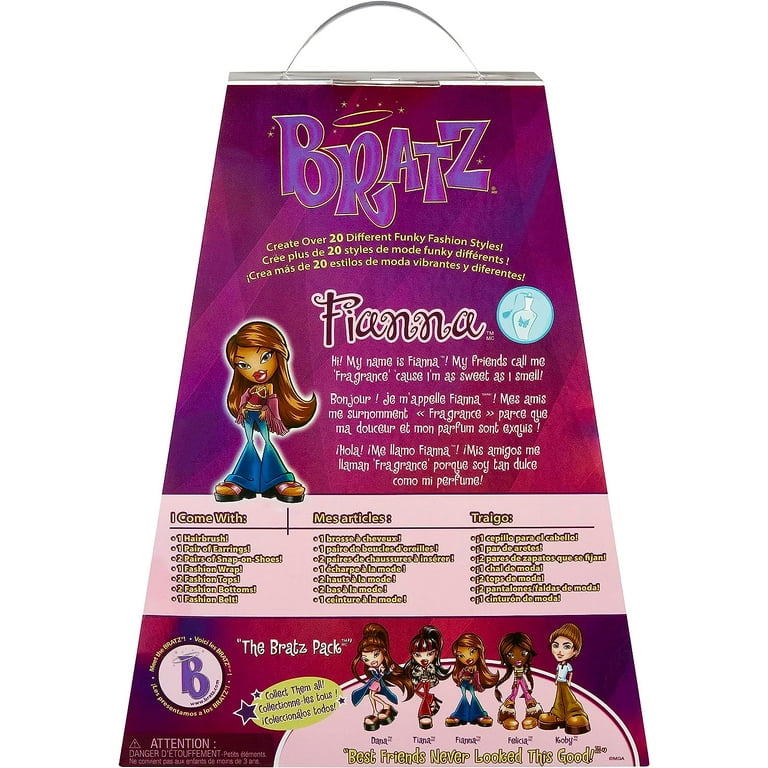 Bratz Original Fashion Doll Fianna Series 3 with 2 Outfits and Poster,  Collectors Ages 6 7 8 9 10+ 