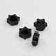 thumbnail image 2 of 8 Piezas de Aluminio, Cubierta de Cubo de Rueda, Cubierta Antipolvo, Tuerca Hexagonal de 17 mm para Coche RC 1/8, Negro, 2 of 5