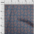 thumbnail image 1 of oneOone Silk Tabby Fabric Floral & Paisley Block Print Fabric BTY 42 Inch Wide, 1 of 4