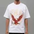 thumbnail image 5 of Men's 100% Cotton Short Sleeve Crewneck Graphic T-Shirt, Soft Breathable Moisture Wicking Casual Basic S-3XL, 5 of 7