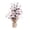 C, variant on Artificial Berry Star Tabletop Decoration with Burlap Base for Holiday Home Office Party Event Display Arrangement