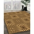 thumbnail image 3 of Ahgly Company Machine Washable Indoor Rectangle Transitional Dark Bronze Brown Area Rugs, 2' x 5', 3 of 7