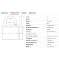 thumbnail image 2 of Abus Lockout Padlock,KD,MK,Brown,1-1/2"H 72 HB/40-75 KD Brown, 2 of 4