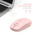 thumbnail image 3 of VIVEFOX Wireless Mouse for Laptop, 2.4G Ultra Thin Silent Mouse, with USB Nano Receiver Portable Mobile Optical Cordless Mouse for Laptop, PC, Computer, Mac(Pink), 3 of 7
