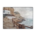 thumbnail image 2 of BZSMCE Vintage Area Rugs Natural Rocky Coast Painting Creative Area For Home, 2 of 7