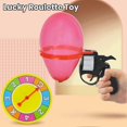 thumbnail image 2 of 1 Set Russian Roulette Revolver Toy With 10 Balloons Desktop Lucky Turntable Wheel Popping Balloon Shooter Bar Party Interactive Game Prank Toy, 2 of 4