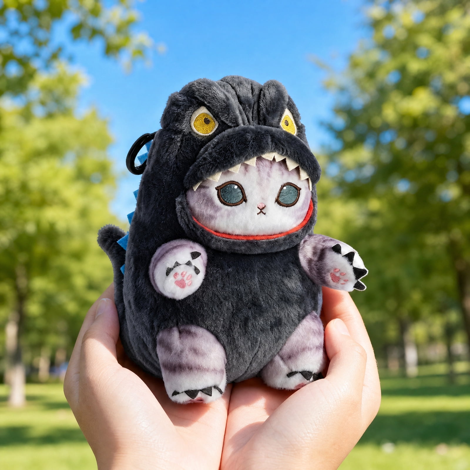 Mofusand Godzilla Plush 6 Inch Collectible Doll Cotton Collectible Birthday Gift For Adults Kid Fans S