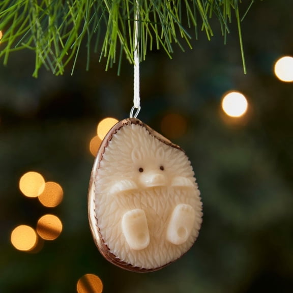 Ecuador Vegetable Ivory Hedgehog Ornament