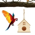 thumbnail image 3 of Casa de pájaros de natural para colgar decorativos exteriores DIY alimentador de aves silvestres para decoración para hogar - 2 estilo 2 Soledad casas de aves, 3 of 10