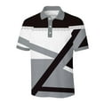 thumbnail image 3 of Camisas de Manga Larga para Hombres Impresos Girar Hacia Abajo Botones de Cuello Lateral Dividido, Casual Camiseta Blusa para Hombres, 3 of 4
