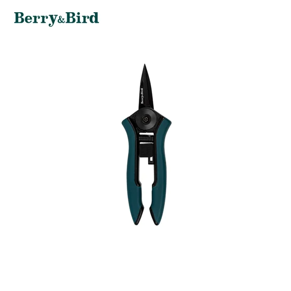 PURELY- Berry&Bird Garden Pruning Shears Straight Blades Hand Pruners Trimming Scissors