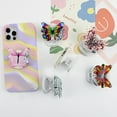 thumbnail image 4 of Anvazise Mobile Phone Finger Holder Anti-fall Foldable Portable Butterfly Quicksand Phone Expanding Stand Grip Tok for Watching TV Style 15 One Size, 4 of 13