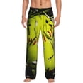 thumbnail image 2 of Lsque Ball Print Men's Pajama Pants, Lounge Pant - Comfortable Home Wear,Elastic Waistband, Stylish Design-Large, 2 of 9