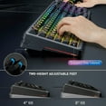 thumbnail image 2 of Gaming Wired Keyboard and Mouse Combo -  Volume Wheel, 14 RGB Backlit, 26-Key Anti-Ghosting, Quiet Typing, Adjustable DPI Mouse for Gaming & Work, 2 of 8
