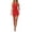 A Red, variant on Dresses for Women Halter Neck Crewneck Sleeveless Solid Color Sexy Bodycon Club Party Cocktail Mini Dress S-2XL