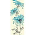 thumbnail image 2 of Paschke, Chris 12x24 White Modern Wood Framed Museum Art Print Titled - Daisy Dreams I, 2 of 4