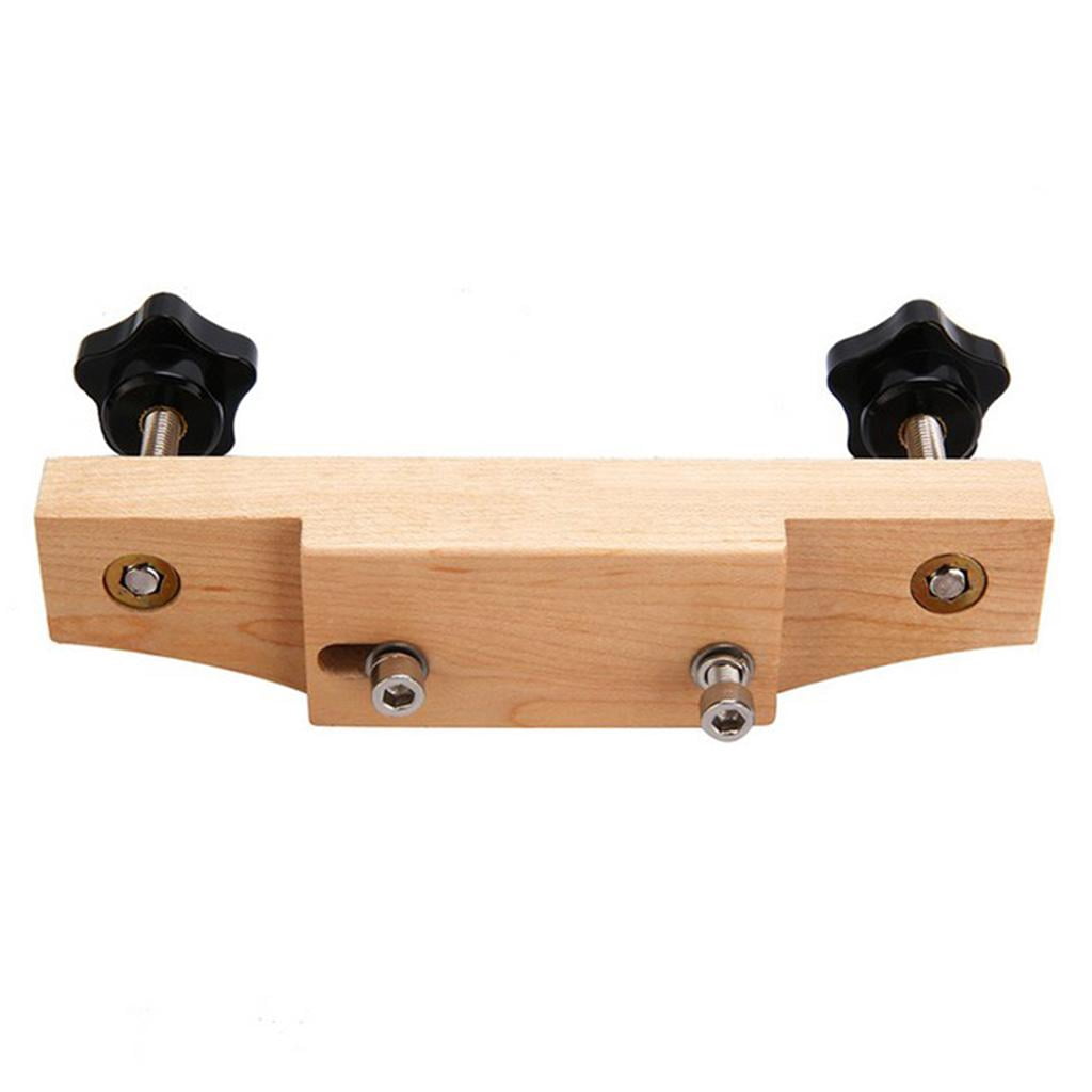 Vensio -Professional Guitar Bridge Clamp Repair Tools with Allen Key and Cork Gaskets, Durable Maple Wood Caul Clamp for Acoustic Guitar Maintenance and Installation