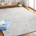 thumbnail image 2 of SAFAVIEH Metro Hartley Leaves Area Rug, Blue/Ivory, 6' x 6' Square, 2 of 8