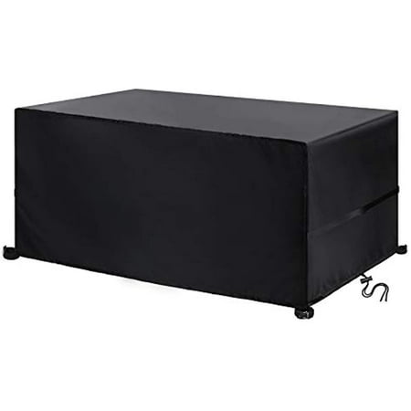 Garden Furniture Covers, Rectangle/Square Patio Table Cover, Waterproof, Anti-UV, Tear-Resistant 420D Oxford Outdoor/Rattan Patio Furniture Cover Couch Sectional Cover