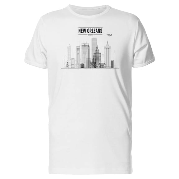 Sketch Of New Orleans City Tee Men's -Image by Shutterstock