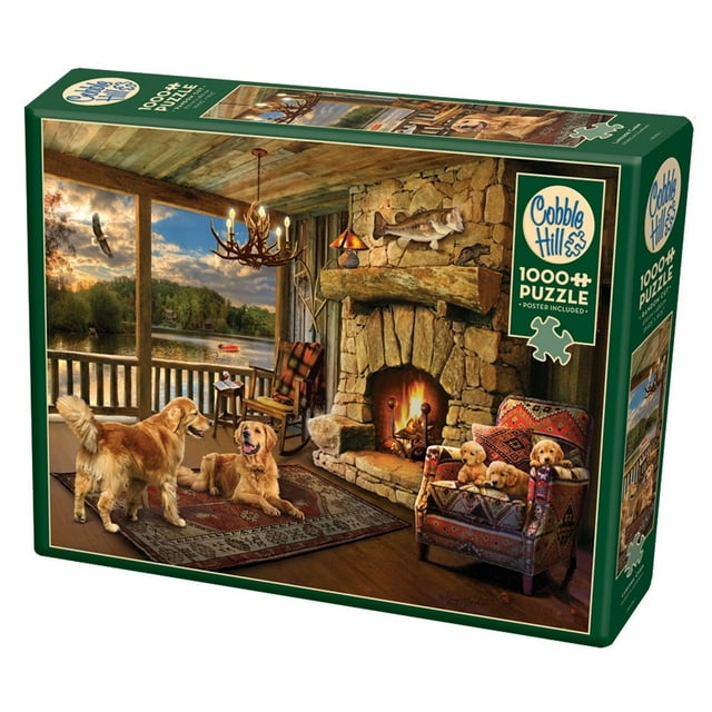 Cobble Hill Casse-Tête - Chalet au Bord du Lac, Casse-Tête de 1000 Pcs
