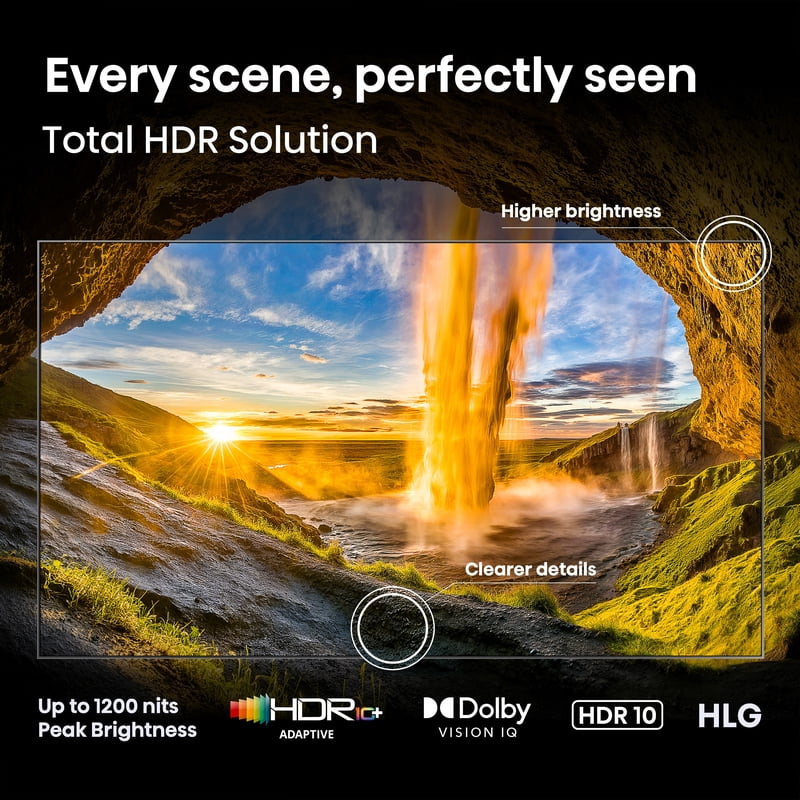 Hisense 65" U6 Pro Series Mini-LED 4K UHD Vidaa Smart TV (65U6SV Pro, 2026 Model) - Hi - QLED MiniLED, Native 144Hz, HDR10+, Dolby Vision IQ, Dolby Atmos, Built-in Subwoofer gallery view