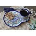 thumbnail image 2 of Blue Rose Polish Pottery Garden of Eden Breakfast Plate with Mug, 2 of 3