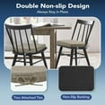 thumbnail image 5 of Chair Cushions for Dining Chairs, Non Slip Chair Pads with Ties and Washable Covers, Memory Foam Kitchen Chair Cushions Set of 4, 16"X16"X2.5", Khaki, 5 of 11