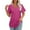 RD1, variant on OSOLU Solid Color Women T-Shirt Tee Tops V-Neck Short Sleeve Casual Tops Loose Fit Basic Tees With Curved Hem Trendy Dailywear