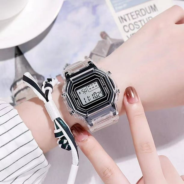 Reloj digital multifuncional para mujer reloj deportivo resistente al agua para hombres y mujeres Walmart en linea