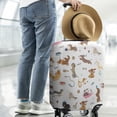thumbnail image 2 of Cartoon Dachshund Luggage Cover Fashion Suitcase Cover Baggage Covers Fit 25-28 Inch Luggage (Go Travel), 2 of 5