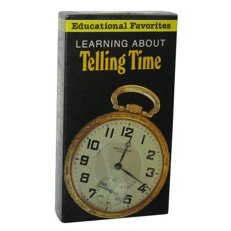 Learning About Telling Time Educational Favorites VHS