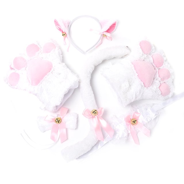 Cat Cosplay Set Cute Decorative Costume Accessories Cat Costumes for Halloween