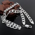 thumbnail image 3 of Collar de plata de ley 925 para hombres de 20 pulgadas/8 mm, 3 of 5