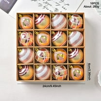 CuiLiyq 16 PCS Christmas Ball Ornaments, 2.4" Shatterproof Plastic Large Christmas Tree Decoration, for Xmas Party Wedding Holiday and Home Decor (Rose Gold)